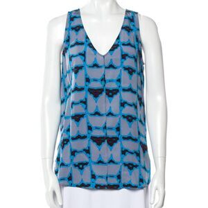 Derek Lam 10 Crosby Silk Tank Top